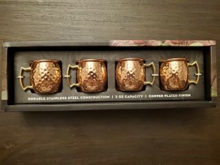 Moscow Mule Copper Shot Glasses Set Of 4 - Brand