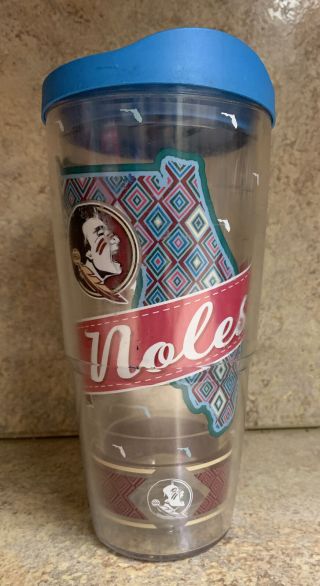 Tervis Florida State University Seminoles To Go Insulated Cup 24 Oz " Noles "