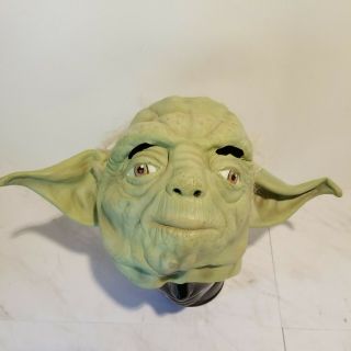 Vintage Yoda Latex Halloween Mask Star Wars Lucas Film Collectible