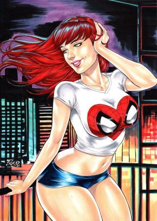 Mary Jane (09 " X12 ") By Fred Benes - Ed Benes Studio
