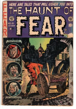 Haunt Of Fear 21 (1950 E.  C.  Comics) - Grade 2.  5 - Cover Art By Graham Ingels