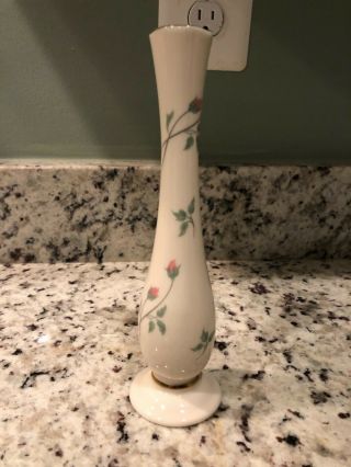 Lenox Rose Bud Vase,  Authentic,  Made In Usa