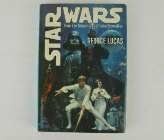 Star Wars George Lucas 1976 1st Book Club Edition Hardcover Dustjacket Vintage