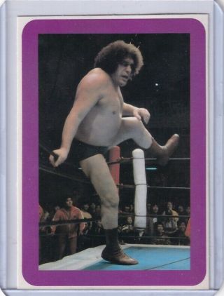 Andre The Giant　1982 Monthly Pro - Wrestling Japan Bbm Card