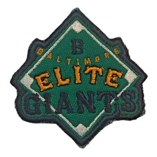 Baltimore Elite Giants Negro League Baseball 3 " Basepath Diamond Logo Team Patch