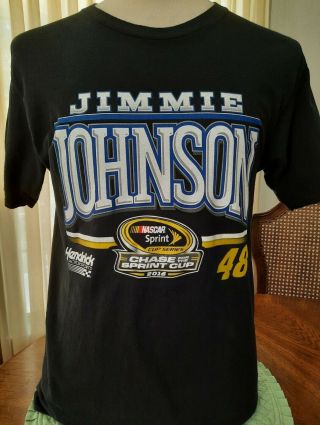 Jimmie Johnson 48 Nascar T Shirt Medium 39 " Hendrick Motorsports Sprint Cup