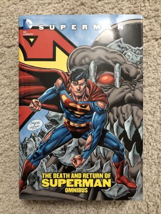 The Death And Return Of Superman Omnibus By Dan Jurgens (2013,  Hardcover)