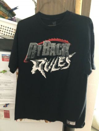 Ryback Rules Wwe Authentic Wear Black Graphic T - Shirt Size Adult Xl Sh
