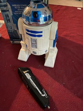 1977 Star Wars Radio Controlled R2 - D2 w/ Remote,  Box,  See Details Below 2