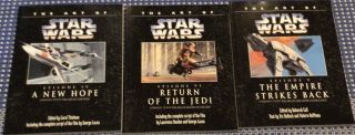 The Art Of Star Wars Set Of 3.  - Paper Back - Great Deal