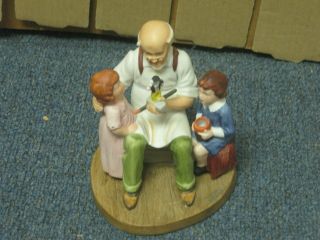 Vintage Norman Rockwell Figurine The Toymaker