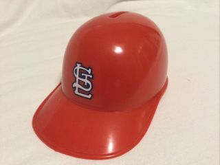 Vintage 1973 Plastic St.  Louis Cardinals Mini Hat Bank 2 1/2 " Tall