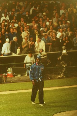 35mm Negative 1998 Cubs Giants Wild Card Tie Breaker Michael Jordan 1st Pitch - 2