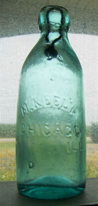 Completely Unlisted Keely Chicago Illinois Hutchinson Soda Bottle Rare Il Hutch