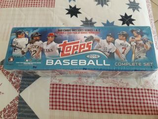 2014 Topps Baseball Card Complete Set Factory With Rookie Variation Pack