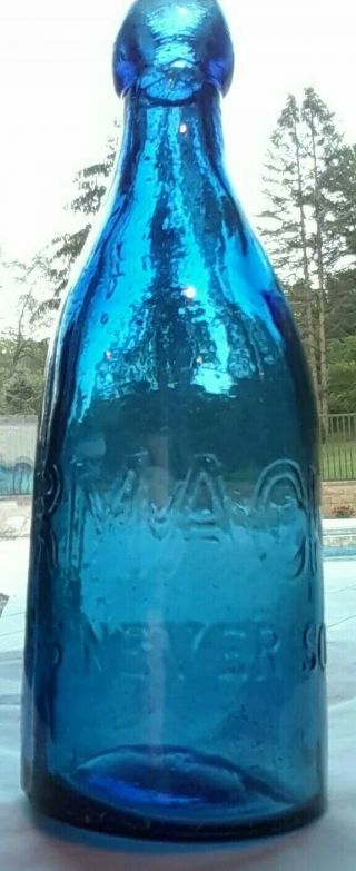 M.  Mccormack - Nashville Tennessee / Pontiled Cobalt - Blue Soda Water