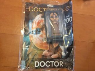 Doctor Dr Who Eaglemoss - Part 200 - 4th Dr Deadly Assassin - Figure & Mag