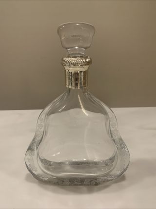 Richard Hennessy Baccarat Crystal Cognac Collector Bottle Decanter
