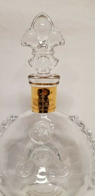 Louis XIII Remy Martin Baccarat Cognac Empty Bottle 750 mL 2