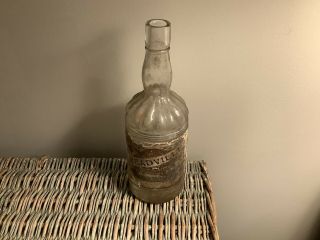 Old Antique Meadville Pa Pennsylvania Whiskey Bottle Erie Area Crawford County