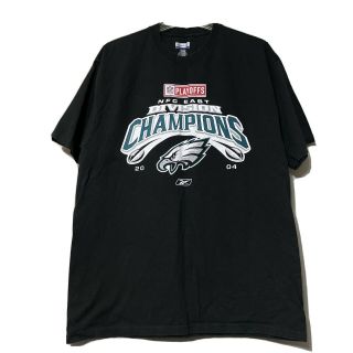 2004 Philadelphia Eagles Nfc East Division Champions Reebok Mens T Shirt Large