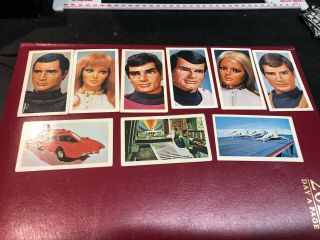 Rob Roy Oatflakes Captain Scarlet Cards X9 Gerry Anderson