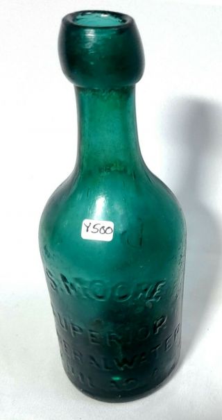 S.  MOORE - Pontiled Philadelphia Superior Mineral Water - Circa 1850 - 1855 Pontil 2