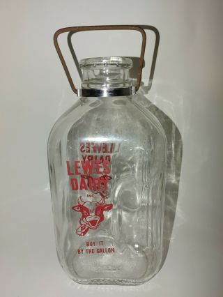 Lewes Dairy - 1/2 Gallon Bottle And Paper Cap