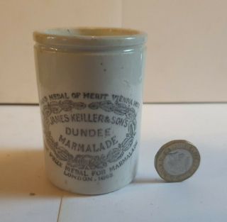 Mini Sample James Keiller Dundee Marmalade Jar Pot And Large