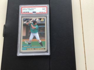2000 Topps Traded Miguel Cabrera Rookie T40 Psa 9 Tigers 500 Hr