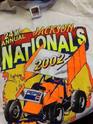 2002 Jackson National Sprint Car Shirt 2xl