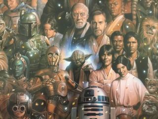 Star Wars Saga Collage Trends International Poster Rolled 22”x34” Rare