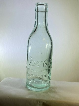 Spartanburg,  S.  C.  Mid Script Coca - Cola Straight Side Bottle Lbs 19