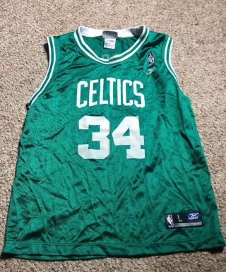 VTG Reebok NBA Paul Pierce 34 Boston Celtics Youth Large Jersey 3