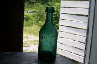 Twitchell Philadelphia Superior Mineral Water Blob Top Bottle Cornflower Blue