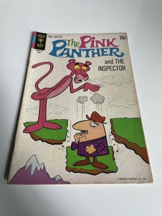 The Pink Panther Comic Book 1 April 1971 Gold Key Comics Inspector