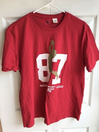Levi’s X San Francisco 49ers Dwight Clark Day T Shirt 87 " The Catch " Sz Xl