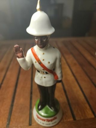 Vintage Bacardi Nassau Royale Liqueur Of Bahama Island Policeman Decanter Bottle