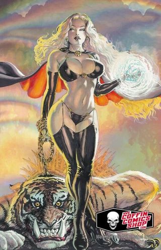 Lady Death Secrets 1 Budd Root Virgin Holofoil Ltd.  69 Comic Book
