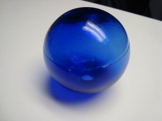 19th Century Cobalt Blue Glass Target Ball