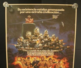 1979 Galactica THE CYLON ATTACK Poster Movie Vintage 97 x 69 cm (38.  2 