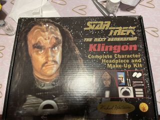 Star Trek Next Generation Klingon Headpiece And Makeup Kit