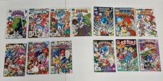 Archie Sonic The Hedgehog Special Comic Books 1 - 10,  12 - 14