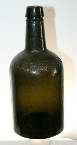 Olive Green Clarke & Co York Bottle Crude
