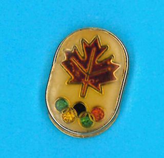 Montreal 1976 Summer Olympic Games Pin - Canada Noc - Badge