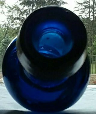 J.  WISE ALLENTOWN PA cobalt blue bottle 4