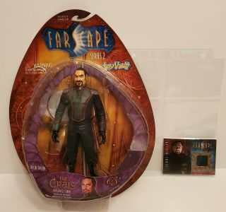 Farscape Blalar Crais Figure And Costume Card Toy Vault In Package