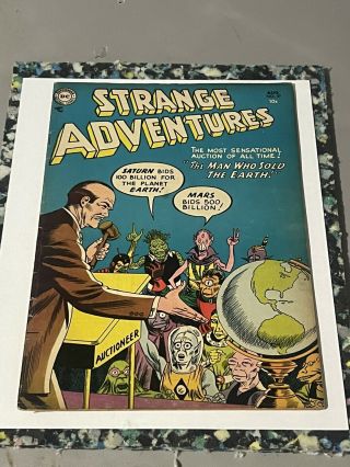 Strange Adventures 47 1954 - Aliens Cover - Dc Comics Fn Golden Age