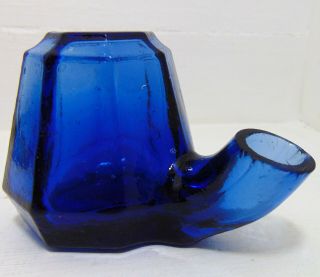 Copper Blue Octagonal Body " Tea Kettle " / Teakettle Ink Bottle C1860 