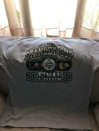 Chicago Blackhawks 2010 Stanley Cup Final Shirt Size Xl